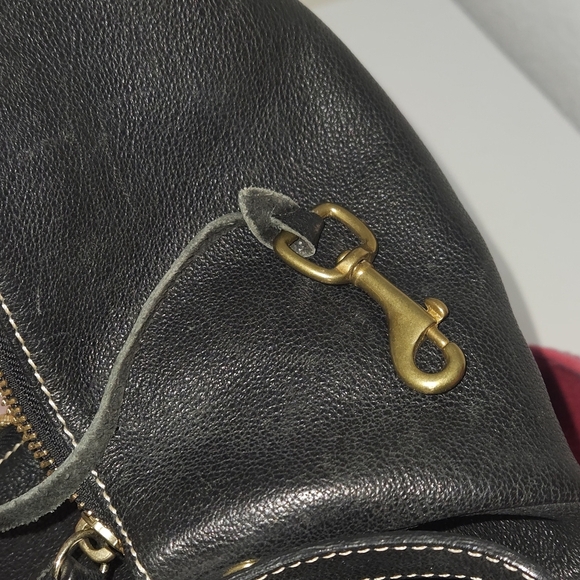 DOONEY BOURKE Leather Hobo Shoulder Bag Handbag Bag Oversized - Picture 5 of 8